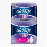 Прокладки женские, Always (Олвейз) 14 шт Ультра Платинум супер плюс дуо