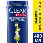 Шампунь для мужчин, Clear Vita Abe (Клиа вита Абе) 400 мл Контроль жирности кожи головы против перхоти