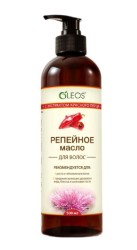 Масло для волос Oleos репейное с экстрактом красного перца 500 мл
