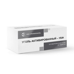 Уголь активированный-УБФ табл. 250 мг 50 шт.