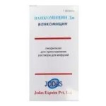 Ванкомицин Дж, лиоф. д/р-ра д/инф. 500 мг №5