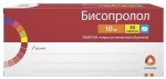 Бисопролол, таблетки покрытые пленочной оболочкой 10 мг 50 шт