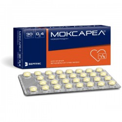 Моксарел табл. п/о пленочной 0.4 мг 30 шт.