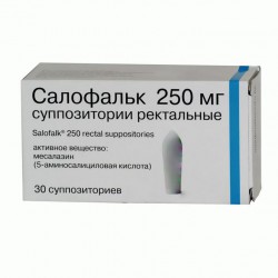 Салофальк супп. рект. 250 мг 30 шт.
