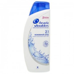 Шампунь Head & Shoulders 2 в 1 Основной уход против перхоти 600 мл